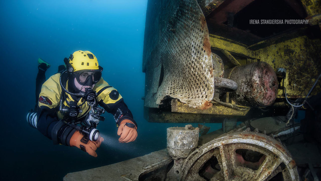 洞（dòng）穴潛水照明，水下探險燈，分體式潛水電筒 