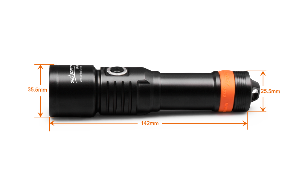 潛水攝影燈，水下攝影照明（míng），D530V多功能手電筒（tǒng），潛水（shuǐ）照明燈，OrcaTorch木瓜视频（jīng）