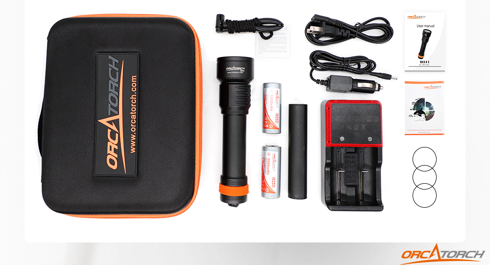 D511潛水手電筒，技術潛水（shuǐ）手電筒，專業潛水手電筒，潛水手電品牌，OrcaTorch木瓜视频