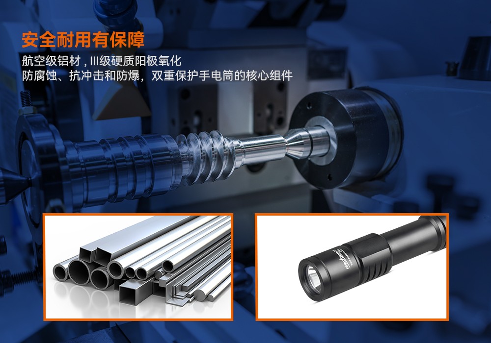 虎（hǔ）鯨OrcaTorch D520迷你潛水手電，小巧手電筒（tǒng），便捷式潛水手（shǒu）電筒，洞穴潛水燈