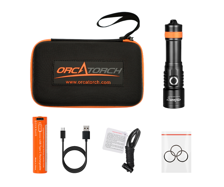 潛水攝影（yǐng）燈，水下攝影照明，D530V多功能手電筒，潛水照明燈，OrcaTorch木瓜视频