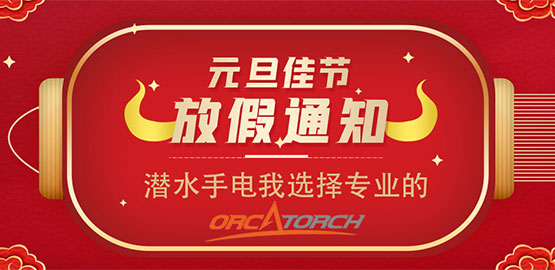 OrcaTorch木瓜视频 2021元（yuán）旦（dàn）放假通知