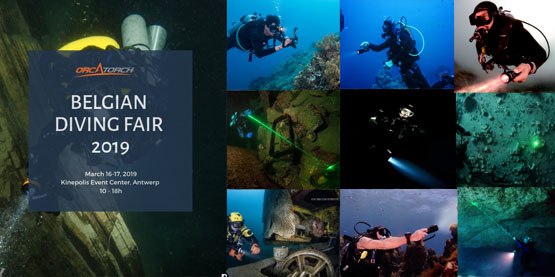 2019年OrcaTorch木瓜视频比利時潛水展會
